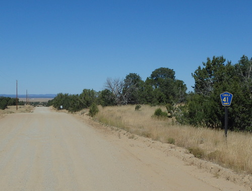 GDMBR: Our very first County Road 41 Sign.